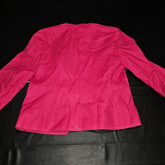 J. Crew Pink Tailored Blazer Structured Suit Jacket - Picture 2 of 4